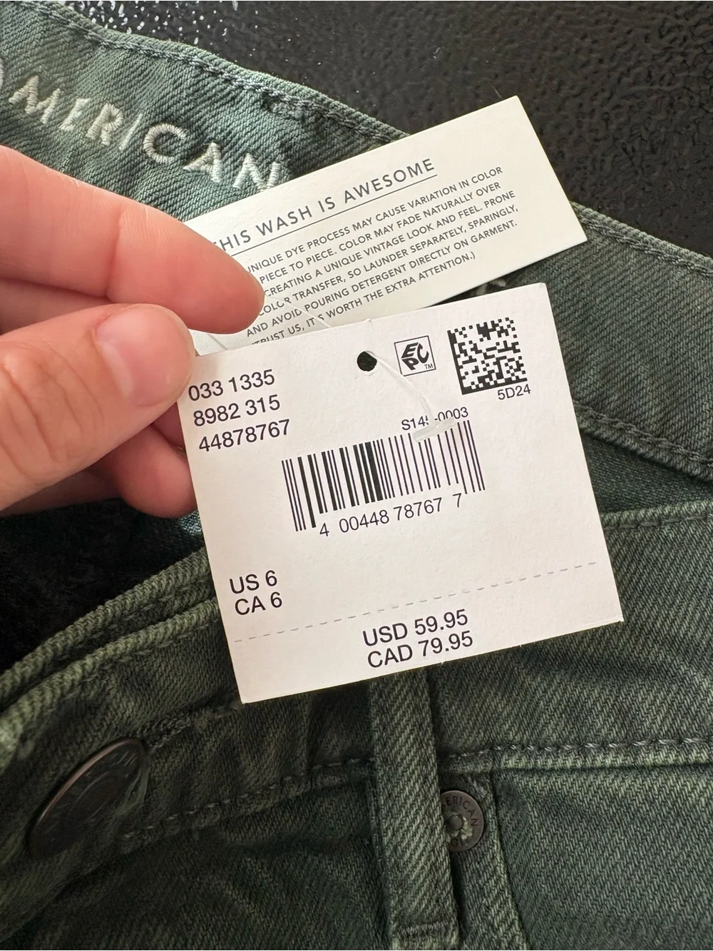 American eagle denim shorts